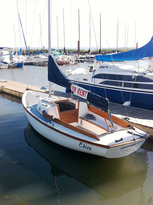 rent a small sailboat